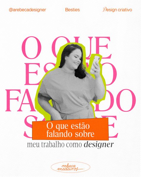 Design | Social Media | Colagem | Designer de marcas | Collage | Aesthetic | Criação de conteúdo | Instagram | Rebeca Medeiros Maximalist Graphic Design, Best Free Fonts, Design Social Media, Body Confidence, Borders For Paper, Design Grafico, Collage Design, Instagram Design, Post Design