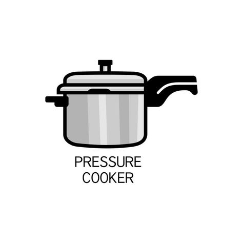 Pressure Cooker for cooking outline vector for packaging design Cooker Drawing, Indian Drawing, Cooking Logo, Indian Illustration, Architecture Concept, Geometric Drawing, Architecture Concept Drawings, Outline Drawings, Bullet Journal Doodles