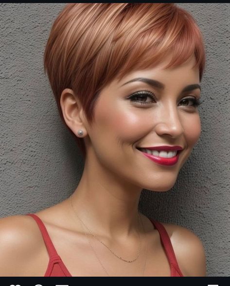 Red Hair Pixie Cut, Chemo Hair, Copper Red Hair, Edgy Short Hair, Short Hair With Layers, Short Hair Haircuts, Pixie Hairstyles, Short Hairstyles For Women, Layered Hair