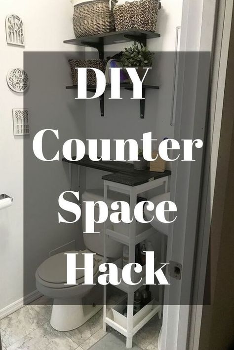 No counterspace! No problem! Transform the space of your tiny bathroom with this genious ikea hack. #bathroom #small #spacesaver #ikea #bathroom hack #bathrooms Ikea Nysjön Hack, Ikea Vesken Ideas, Ikea Vesken Hack, Ikea Bathroom Hack, Ikea Hack Bathroom, Bathroom Ikea, Decorating Bathrooms, Ikea 2015, Closet Ikea