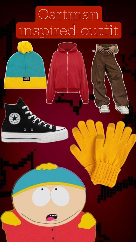 South Park Cosplay, Duo Halloween Costumes, Eric Cartman, Group Halloween Costumes, Halloween Inspo, Park Photos, Cute Halloween Costumes, Converse All Star, South Park