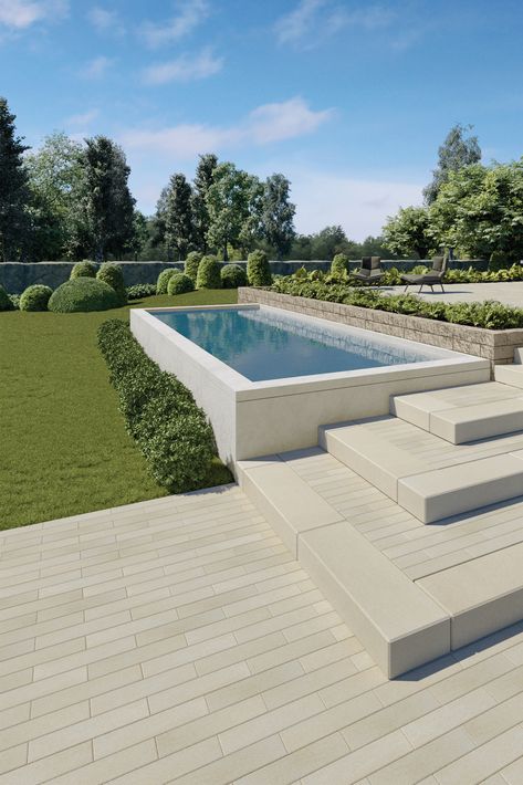 Pools Backyard Inground, Pool Landscape Design, Small Pool Design, Backyard Pool Landscaping, Modern Pools, Small Pools, Dream Pools, Backyard Pool Designs, Swimming Pools Backyard