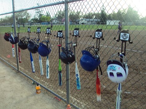 The Dugout Dangler ~ Softball or Baseball Designed & Patented by Steve over at Dabblicious $20.00 ASK ABOUT TEAM DISCOUNTS heres the link https://www.facebook.com/media/set/?set=a.277417408939414.87160.215722725108883=3 Baseball Name Tags For Dugout, Diy Baseball Bases, Softball Dugout Ideas, Dugout Mom Ideas, Baseball Dugout Ideas, Dugout Ideas, Baseball Stencil, Dugout Mom, Softball Dugout