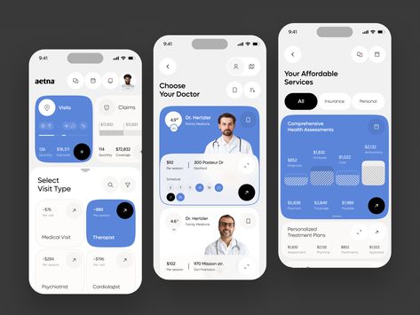 Ui Design Dashboard, Medical App, Design Thinking Process, Mobile App Design Inspiration, App Interface Design, Mobile Ui Design, App Design Inspiration, Mobile App Ui, App Interface