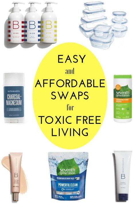 Natural Product Swaps, Low Tox Swaps, Non Toxic Lifestyle, Toxic Free Lifestyle, Non Toxic Cleaning Products, Toxin Free Makeup, Non Toxic Living, Nontoxic Living, Toxic Free Living