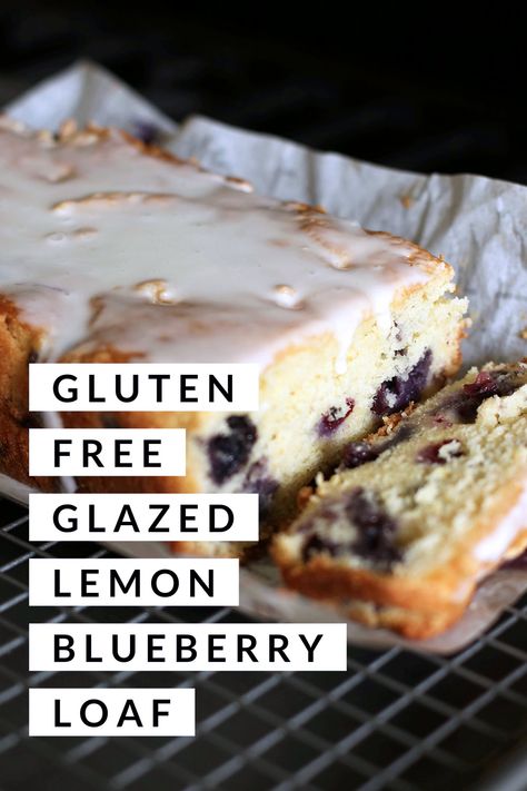 Healthy Blueberry Recipes, Blueberry Loaf Cakes, Lemon Blueberry Loaf, King Arthur Gluten Free, Blueberry Loaf, Tea Breakfast, Lemon Loaf Cake, Lemon Blueberry Bread, Blueberry Lemon Cake