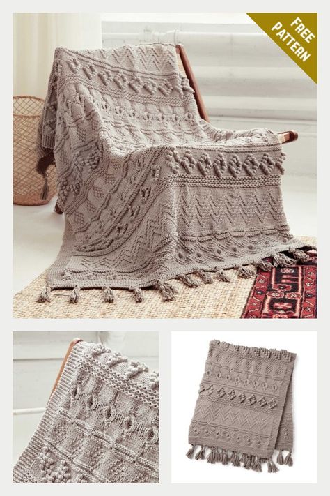 Sampler Chunky Blanket Free Knitting Pattern Crochet Snuggle Sack, Crochet Tote Pattern, Knitting Patterns Free Blanket, Knitted Afghans, Chunky Blanket, Manta Crochet, Afghan Pattern, Knit Blanket, Blanket Patterns