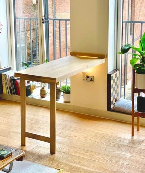 Wall Mounted Dining Table, Murphy Table, Murphy Desk, Wall Mounted Folding Table, Drop Down Desk, Space Saving Dining Table, Fold Down Table, Space Saving Table, Wall Mounted Table