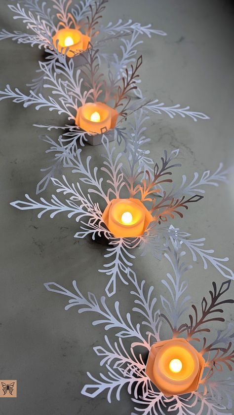 Paper snowflake patterns