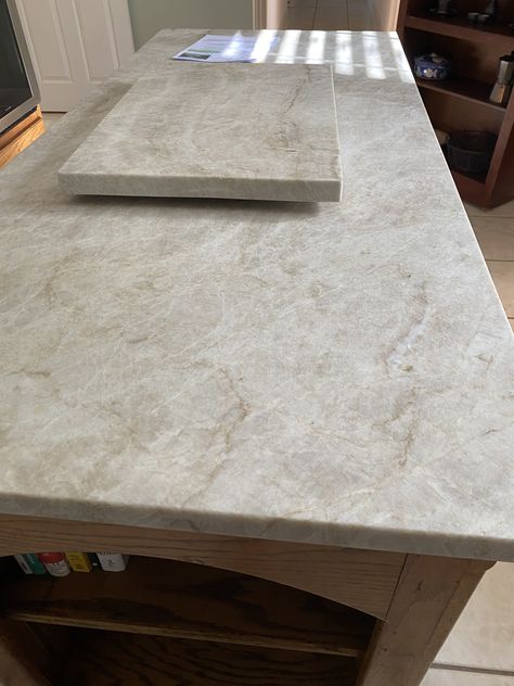 Greige Quartz Countertops, Creamy Quartz Countertops, Cream Colored Quartz Countertops, Light Colored Granite Countertops, Quartz Kitchen Countertops Colors, Natural Quartz Countertop, Countertop Inspiration, Limestone Countertops, Countertop Slabs