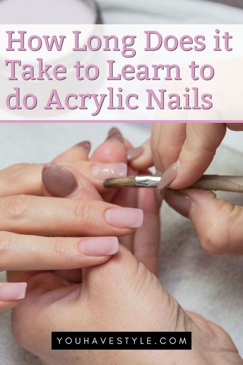 Discover how long does it take to learn to do acrylic nails at home for beginners. Home Acrylic Nails Diy, Do Your Own Acrylic Nails At Home, How To Diy Acrylic Nails At Home, Tips For Acrylic Nails, Diy Nails At Home Step By Step, How To Apply Acrylic Nails At Home, Steps To Doing Acrylic Nails, Acrylic Nails Diy Step By Step, How To Do Acrylics At Home