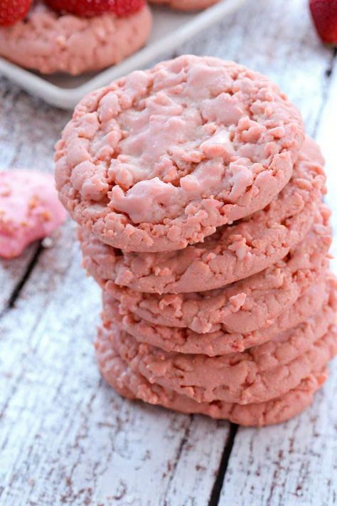 Strawberry Milkshake Cookies Recipe

Ingredients

- 1 cup unsalted butter, softened
- 1 cup granulated sugar
- 1/2 cup brown sugar, packed
- 2 large eggs
- 2 teaspoons vanilla extract
- 2 1/2 cups all-purpose flour
- 1 teaspoon baking soda
- 1/2 teaspoon salt
- 1 cup freeze-dried strawberries, crushed
- 1/2 cup milk powder
- 1 cup white chocolate chips

Full Cooking Instructions on... Recipes With Strawberry Extract, Strawberry Milkshake Cookies, Strawberry Nesquik Recipes, Nesquik Recipes, Milkshake Cookies, Strawberry Nesquik, Sweet Potato Salad Recipe, Basic Cookies, Vanilla Milkshake