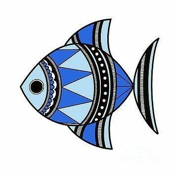 Goldfish Art, Folk Art Fish, Fish Varieties, Unique Fish, Art Fish, Fish Species, Beautiful Art Paintings, Mandala Art Lesson, Fish Wall Art