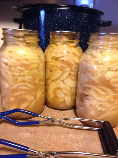 Pink Lady Apples Recipes, Healthy Apple Pie Filling, Canning Apple Pie Filling, Canned Apple Pie, Recipe Using Honey, Canning Apples, Healthy Apple Pie, Apple Pie Filling Recipes, Canned Apple Pie Filling