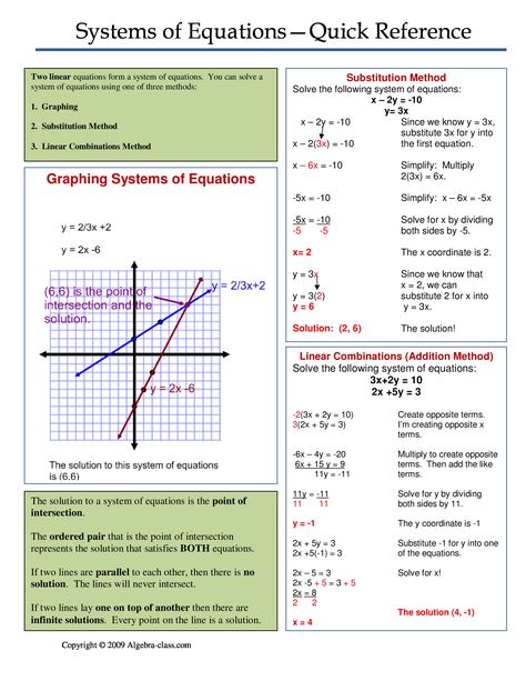 One page notes worksheet for Systems of Equations Unit. Simultaneous Equations, Math English, College Algebra, Teaching Algebra, School Algebra, Linear Function, Systems Of Equations, Algebra Worksheets, Maths Algebra