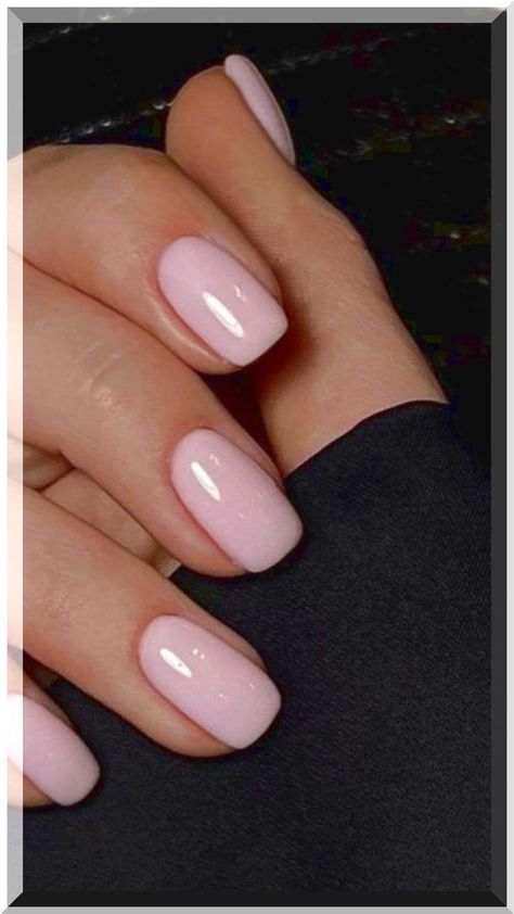 Best Milky Pink Nail Polish: Top Picks For 2024 49 Best Nail Colors Summer 2024, Very Light Pink Nails, Light Pink Natural Nails, Milky Pink Nails Gel, Milky Pink Nail Polish, Pink Natural Nails, Pink Shellac Nails, Milky Pink Nails, Bridesmaid Nails