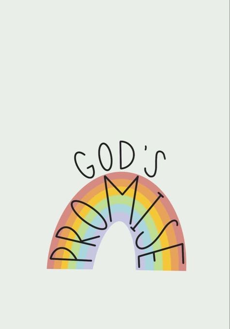 Gods Promise To Never Flood The Earth, Gods Promises Rainbow Quote, The Rainbow Is Gods Promise, God Rainbow Quotes, Christian Rainbow Quotes, Christian Profile Pictures Faith, Aesthetic Christian Prints, Biblical Rainbow, God Profile Picture