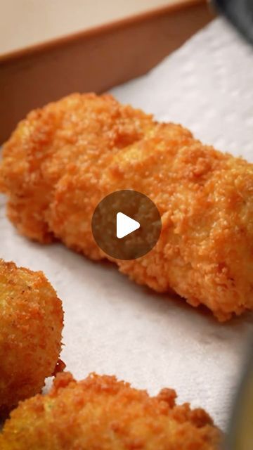 Martha Stewart on Instagram: "Is there anyone in the world who can resist a warm, savory, crunchy potato croquette? In this recipe, potato croquettes are in their simplest form: just mashed potatoes seasoned with parsley, bound together with flour and egg, rolled in breadcrumbs, and fried. They’re a real crowd-pleaser that can be served as an appetizer, finger food, snack, or side dish. Get the recipe at the link in our bio." Potato Croquettes Recipe, Potatoe Croquettes Recipe, Fried Potato Croquettes, Chicken Potato Croquettes, Potato Croquette Recipe, Crunchy Potatoes, Potato Croquettes, Croquettes, Simplest Form