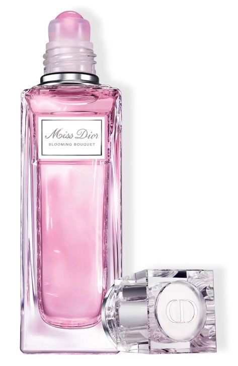 Miss Dior Blooming Bouquet Roller Pearl Bottle | Nordstrom Chanel Cristalle, Perfume Roller, Dior Parfum, Dior Miss Dior, Blooming Bouquet, Miss Dior Blooming Bouquet, Bead Tips, Dior Perfume, Miss Dior