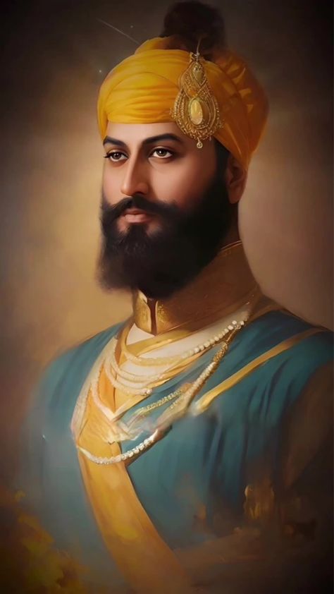 Guru Govind Ji, Guru Gobind Singh Ji Wallpapers, Gurbani Pics, Sikh Aesthetic, Guru Hargobind Sahib Ji, Guru Nanak Pics, Nirbhau Nirvair, Sikhism Beliefs, Guru Wallpaper