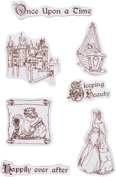 Amazon.com: Stamperia HD Natural Rubber Stamp 14x18 cm - Sleeping Beauty Once Upon a Time : Arts, Crafts & Sewing Christmas Patchwork, Klimt Art, Acrylic Shapes, Acrylic Stamp, Pick And Mix, Amazon Art, Nature Animals, Sewing Stores, Rubber Stamp