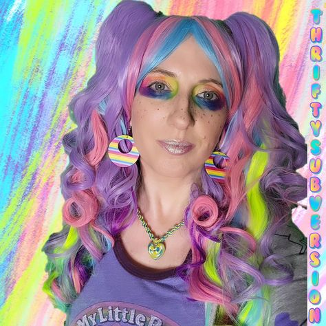 🦄 Rainbow June 👧 Pigtails & PJs 💗 #ThriftySubversion #RainbowJune #PigtailsAndPJs Rainbow, On Instagram, Quick Saves, Instagram