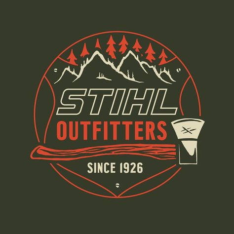 Lincoln Design Co on Instagram: “@stihloutfitters apparel graphics #lincolndesignco #outdoor #apparel #stihl” Cheap Outdoor Slogan T-shirt, Lincoln Logs, Lincoln Motor Company, Lincoln, Photo And Video, Instagram, Design