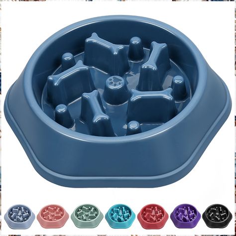 UPSKY Slow Feeder Dog Bowls Anti-Chocking Slower Feeding Dog Puzzle Bowl Puppy Slow Eating Dog Bowl, Interactive Bloat Stop D Puzzle Bowl, Slow Eating, Puppy Checklist, Slow Feeder Dog, Puppy Bowls, Doberman Pinscher Dog, Dog Enrichment, Dog Food Bowls, Dog Puzzles