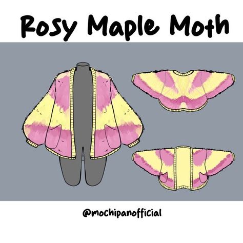 Mochipan on X: "Fuzzy mohair moth cardigan methinks 🤔 https://t.co/DZue62muh5" / X Moth Cardigan, Maple Moth, Rosy Maple Moth, Silly Clothes, Artistic Fashion, Art Outfits, Clothing Design Sketches, Life Nature, Drawing Anime Clothes