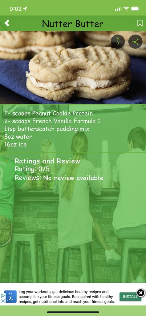 Peanut Cookie Herbalife Recipes, Peanut Butter Shake Recipe, Peanut Butter Shake, Herbalife Diet, Peanut Cookies, Spring Menu, Herbalife Shake Recipes, Herbalife Shake, Nutter Butter