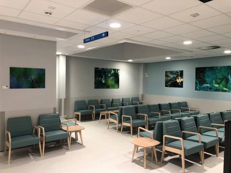 Healthcare Interior Design Hospital Room, Gp Surgery Waiting Room, Waiting Areas Design, Hospital Lobby Waiting Area, Hospital Furniture Design, Hospital Interior Design Reception Areas Waiting Rooms, Interior Hospital Design, Radiology Clinic Interior Design, Hospital Interior Design Lobbies