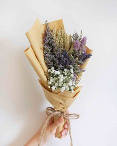 Simple Dried Flower Bouquet, Korean Flower Bouquet, Korean Bouquet, Dry Flowers Bouquet, Dried Flowers Arrangement, Dry Flower Bouquet, Ideas For Flowers, Dried Flowers Bouquet, Dried Wheat