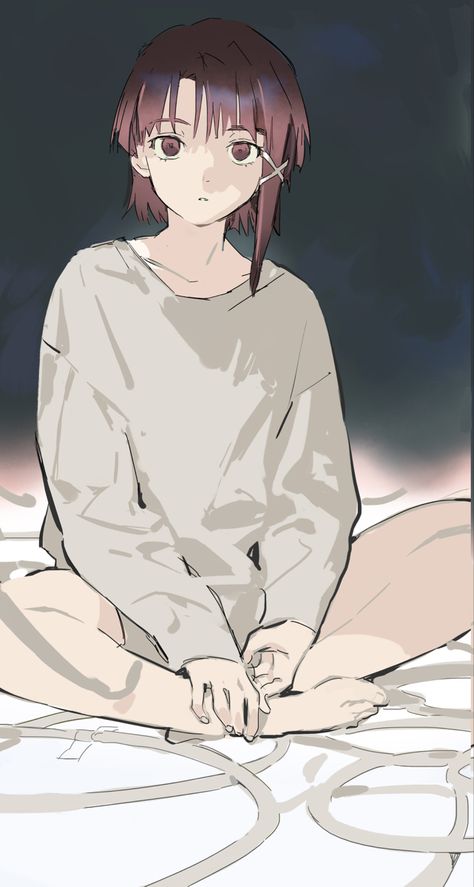 Lain Iwakura, Serial Experiments Lain, Old Anime, 그림 그리기, Love Is All, Anime Style, Anime Icons, Art Style, Cute Art