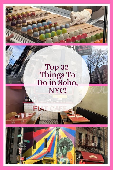 Best Restaurants In Soho Nyc, What To Do In Soho Nyc, Soho New York Things To Do, Shopping In Soho Nyc, Soho Shopping Guide Nyc, Soho Shopping, Best Pizza In Nyc, Soho Restaurants, Ny Travel