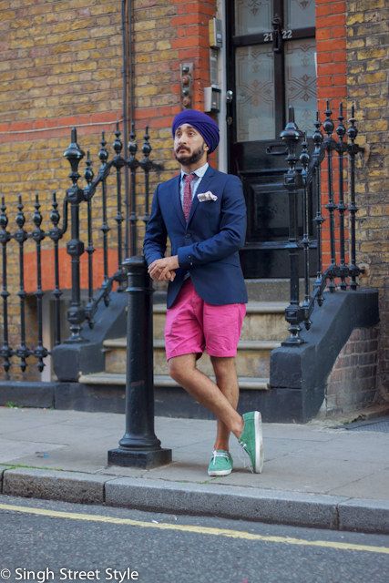 And this formal-meets-casual lesson in prep. | 21 Photos Of Dapper Sardars That Will Inspire You To Dress Better Jus Reign, Singh Street Style, Parody Videos, Youtube Sensation, Dress Better, Canada Fashion, Costume Inspo, Dad Fashion, Character Inspo