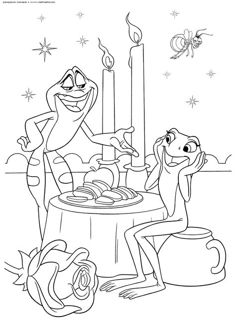 Princess And Frog, Disney Princess And The Frog, Princess Coloring Sheets, Frog Coloring, Frog Coloring Pages, Disney Princess Coloring Pages, Princess Coloring Pages, Disney Colors, Princess And The Frog