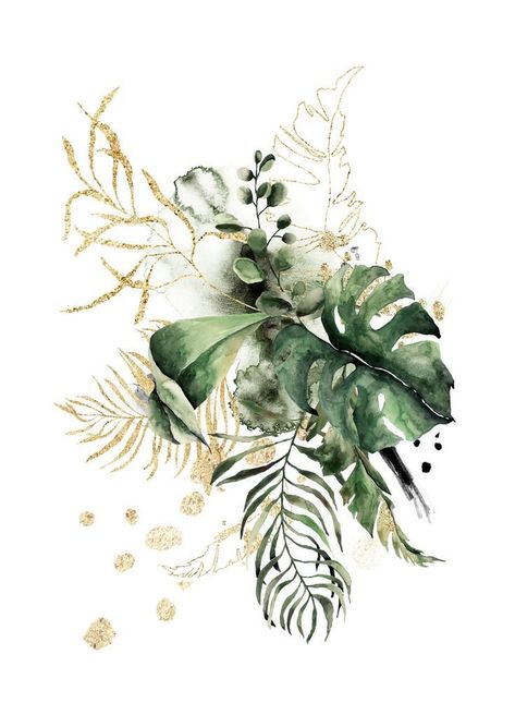 Gold Splash, Beautiful Pencil Drawings, Easy Drawing Steps, Living Room Prints, Leaf Wall, Leaf Wall Art, Leaf Art, Flower Backgrounds, Step By Step Drawing