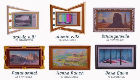 📺 Framed Flatscreens - Art TVs for More Eclectic Sims | Patreon Sims 4 Tv Cc, Sims Patreon, Sims 4 Custom Content Patreon, Sims Games, Long Shot, Sims 4 Cc, Sims 4 Custom Content, Maxis Match, Custom Content