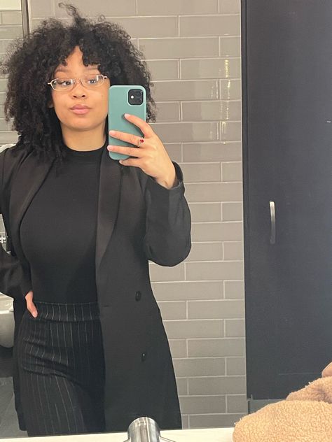 Corporate Baddie Black Women, Black Work Attire, Baddie Black Women, Lawyer Bae, Office Baddie, Tech Sales, Baddie Black, Outfit Tutorial, Minimalistic Fashion