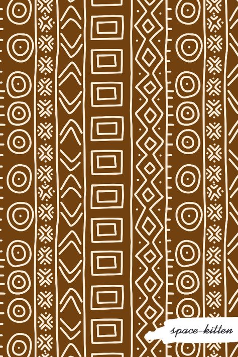 Tribal motifs in brown and white | seamless pattern | line art | motifs | african Traditional African Patterns, African Motifs Pattern, South African Patterns, African Pattern Art, African Graphic Design, Boho Motifs, Africa Pattern, African Motifs, Pattern Line Art