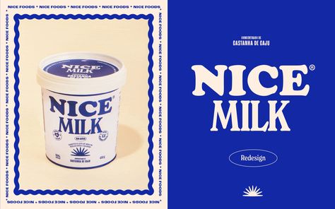 Nice Foods rebrand by FatFaceStudio – Packaging Of The World Vegan Food Packaging Design, Flavored Milk Packaging, Plant Milk Packaging, Milk Products Packaging Design, Plant Based Milk Packaging, Healthier Alternatives, Sauce For Rice, United States Virgin Islands, Dairy Products