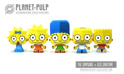 Simpsons Papercraft Paper Toy Printable, Die Simpsons, Diy Gadgets, Cartoon Tv Shows, Paper Toy, Vinyl Toys, Diy Box, Designer Toys, Paper Cutout