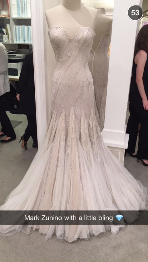 Mark Zunino Mark Zunino Wedding Dress, Mark Zunino, Drop Waist Gown, Plain Wedding Dress, Western Wedding Dresses, Idea Wedding, Galia Lahav, Couture Wedding Gowns, Glamorous Wedding