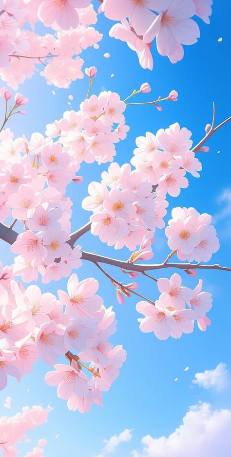 Floral Wallpaper Ideas, Sakura Wallpaper, Pretty Flowers Pictures, Beautiful Summer Wallpaper, Dreamy Artwork, Lovely Flowers Wallpaper, Pretty Backgrounds, Flower Background Wallpaper, Cool Wallpapers Art