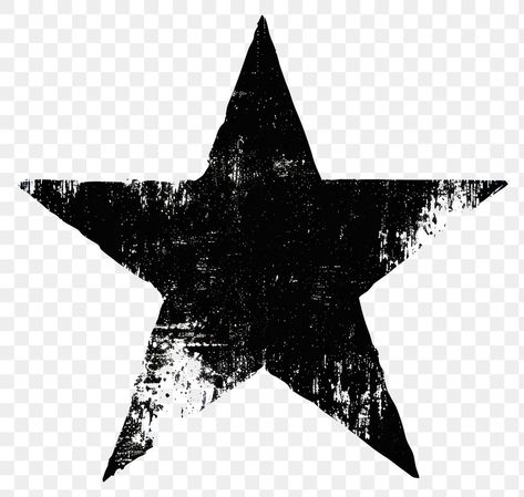 Black Star Png, Gothic Png, Grunge Star, Grunge Elements, Grunge Png, Star Png, Ipad Stuff, Black And Black, Star Illustration