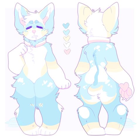 best design ever! - ufohouse // omf CUTEEE~ Pastel Fursona, Pastel Fursuit, Cute Fursona Art, Ufohouse Art, Dog Fursona Art, Cute Fursona, Art Poses Drawing Reference, Dog Fursona, Art Poses Drawing