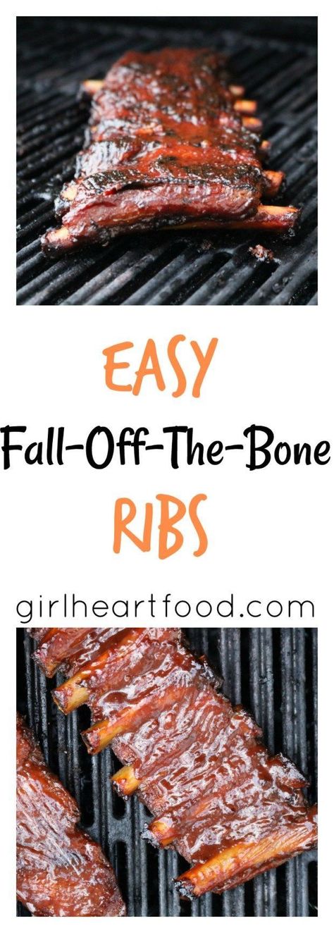 Bbq Ribs On The Grill, Easy Rib Recipes, Ribs On The Grill, Oven Baked Ribs, Bbq Recipes Ribs, Barbecue Smoker, Baked Ribs, Barbecue Ribs, Ribs On Grill