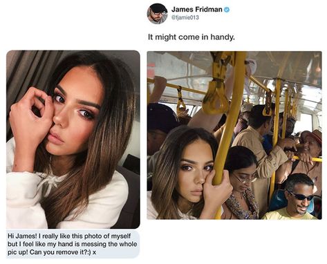 Photoshop Troll Who Takes Photo Requests Too Literally Strikes Again, And The Result Is Hilarious (21 New Pics) Photoshop Memes, Funny Funny, James Fridman, Photoshop Editing, Photoshop Fails, Photoshop Help, Photoshop Fail, Funny Photoshop, Crazy Funny Memes