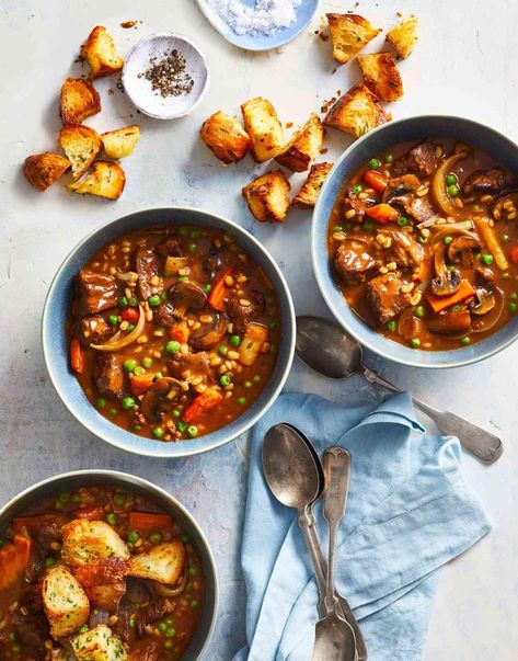 14 Recipes That Use Tomato Paste (Whether You Have a Little or a Lot to Use Up) Beef And Barley Stew, Barley Stew, Traditional Beef Stew, Beef And Barley, Beef Barley, Lamb Stew, Corn Beef And Cabbage, Dried Mushrooms, Beef Bones