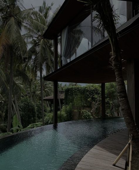 Dark Green Beach Aesthetic, Houses In Hawaii Aesthetic, Rainy Hawaii Aesthetic, Forest Pool Aesthetic, Island Aesthetic Tropical Dark, Dubai Nightlife, Retail Store Interior Design, Green Beach, Retail Store Interior